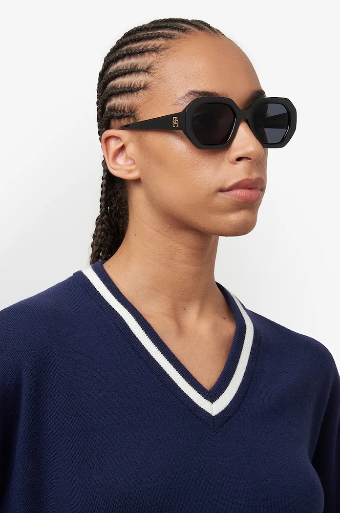 Tommy Hilfiger okulary przeciwsłoneczne jednolita czarny TH.2155/S