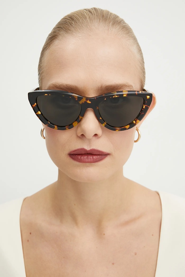 Burberry okulary przeciwsłoneczne jednolita brązowy 0BE4436U
