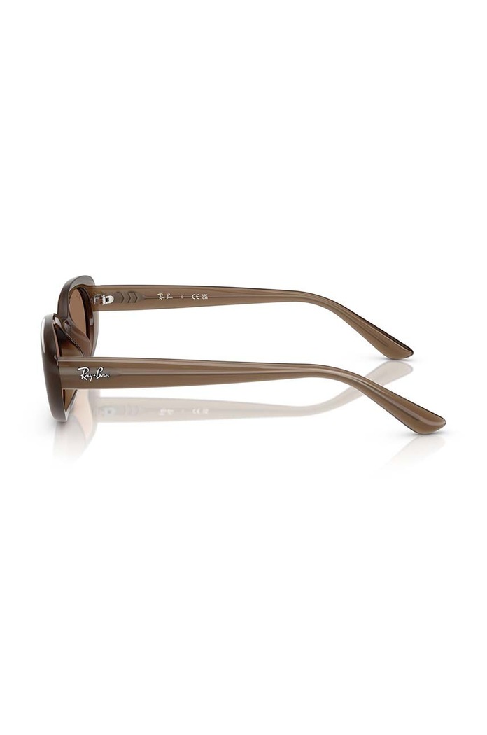 Ray-Ban okulary przeciwsłoneczne brązowy 0RB4441D.677973