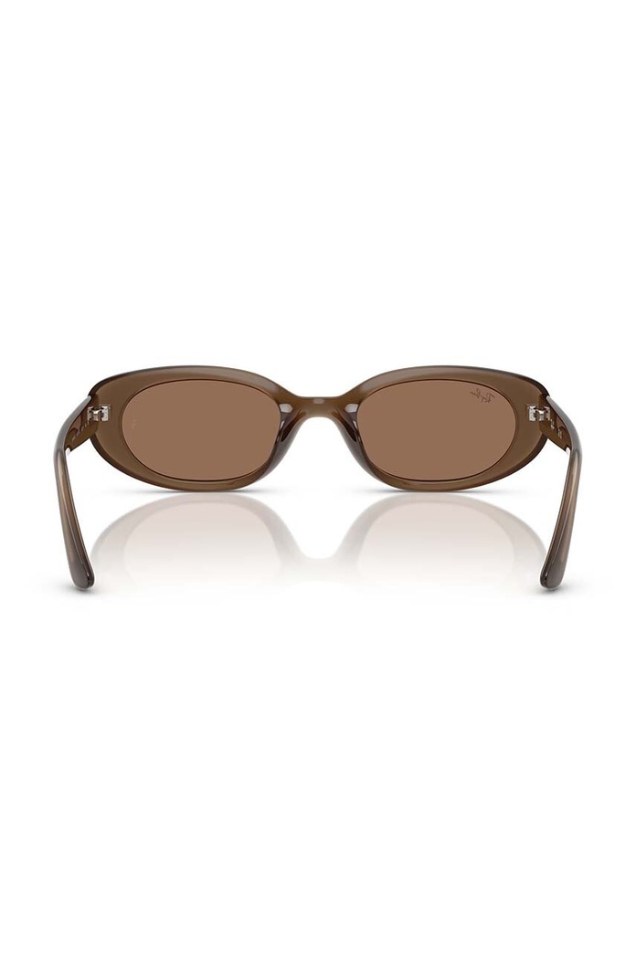 Ray-Ban okulary przeciwsłoneczne 0RB4441D.677973 brązowy
