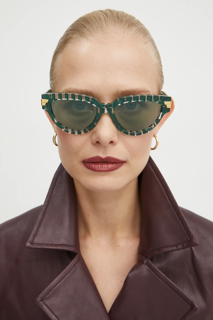 Sluneční brýle Bottega Veneta BV1035S zelená