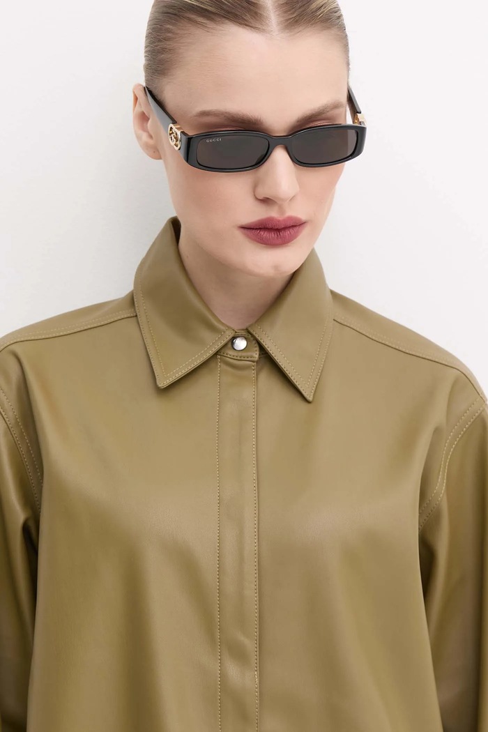 Slnečné okuliare Gucci hladký čierna GG1661S