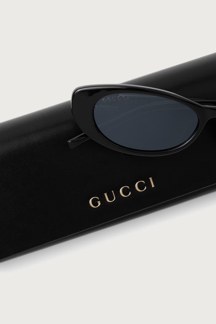 Akcesoria Gucci Okulary przeciwsłoneczne damskie GG1680S czarny
