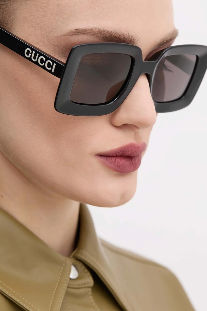 Gucci okulary przeciwsłoneczne GG1718S czarny