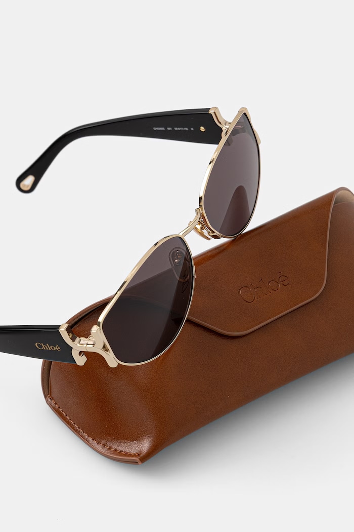 Chloe okulary przeciwsłoneczne damskie złoty CH0260S