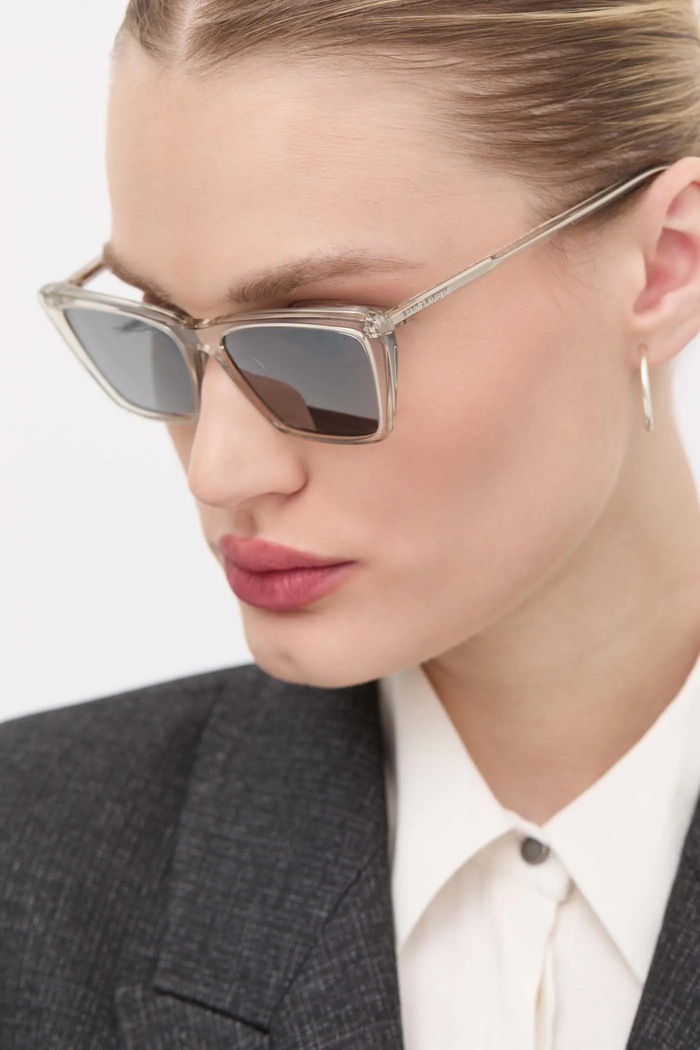 Солнцезащитные очки Saint Laurent SL.737.MICA.THIN бежевый