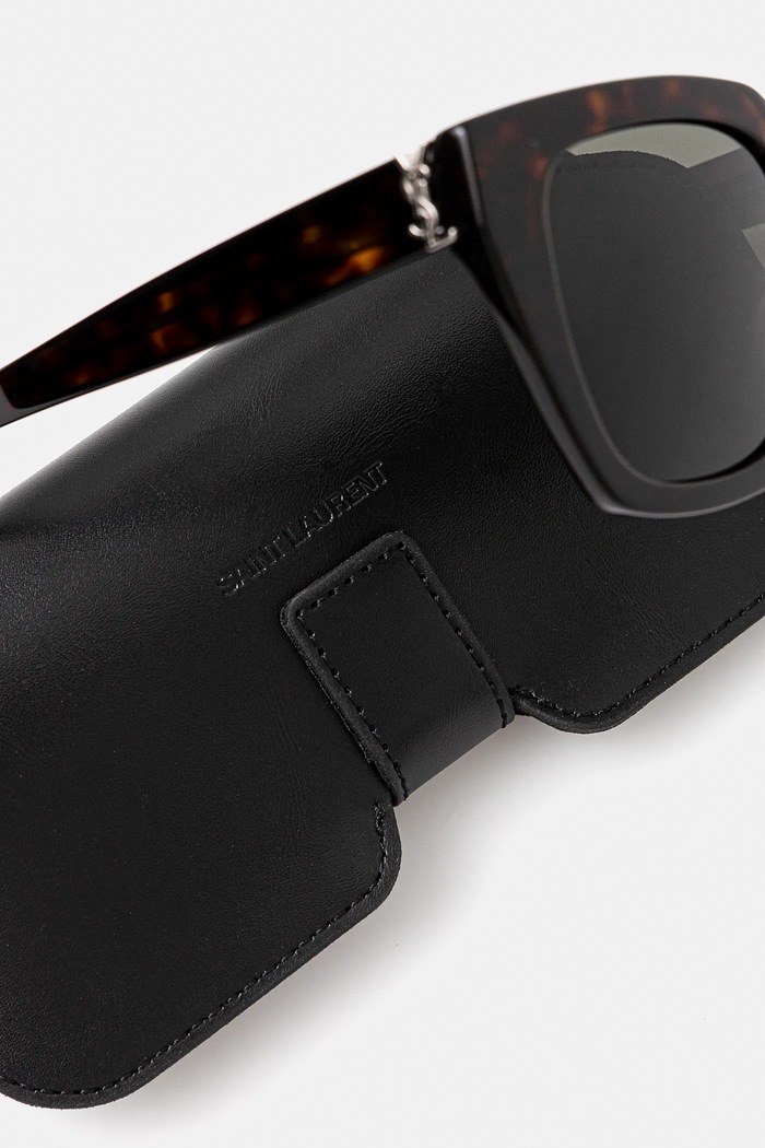 Sluneční brýle Saint Laurent hnědá SL.M143