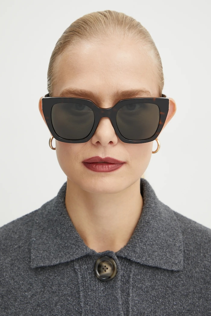 Sluneční brýle Saint Laurent SL.M143 hnědá