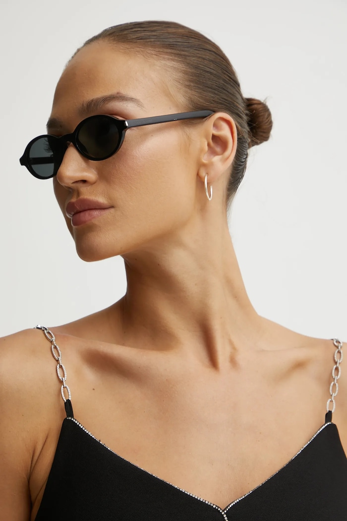 Slnečné okuliare Saint Laurent JEANNE hladký čierna SL.751.JEANNE