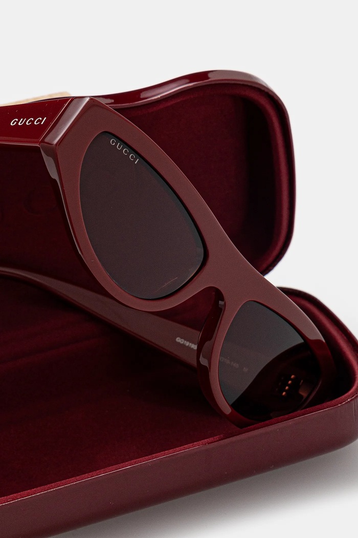 Okulary przeciwsłoneczne Gucci GG1919S bordowy