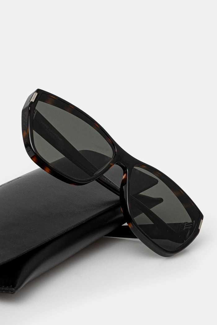 Слънчеви очила Saint Laurent кафяв SL.758