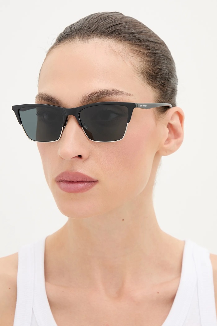 Saint Laurent Ochelari de soare negru SL.767