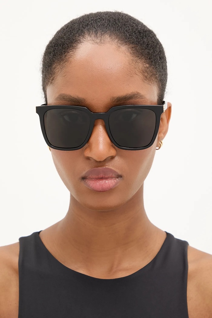 Slnečné okuliare Saint Laurent SL.M146 čierna