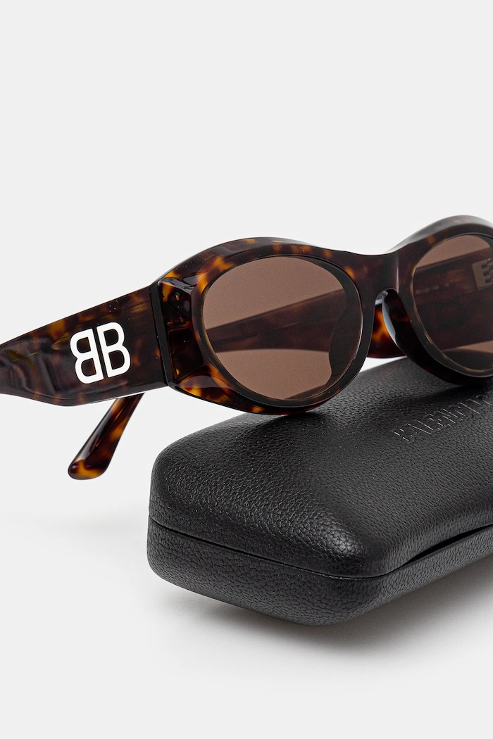 Akcesoria Balenciaga okulary przeciwsłoneczne BB0396SK pomarańczowy