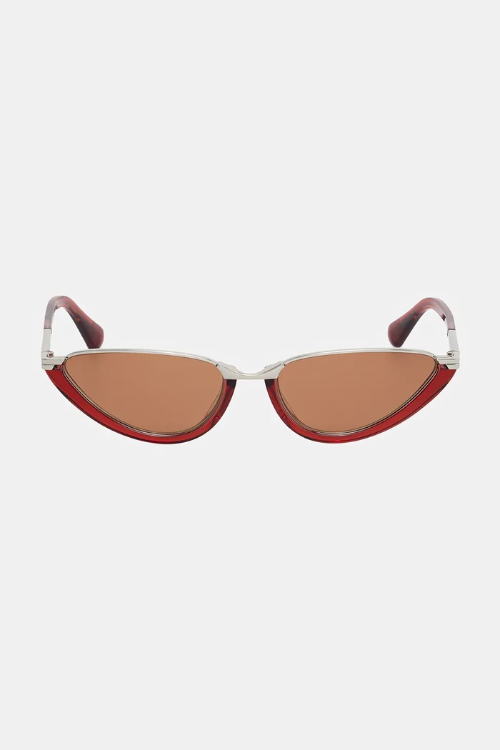 Akcesoria Bottega Veneta okulary przeciwsłoneczne BV1346S czerwony