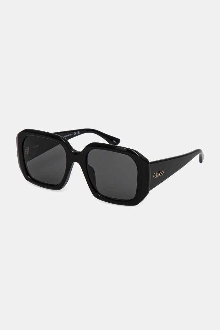 Chloé ochelari de soare dreptunghiular negru CH0300S