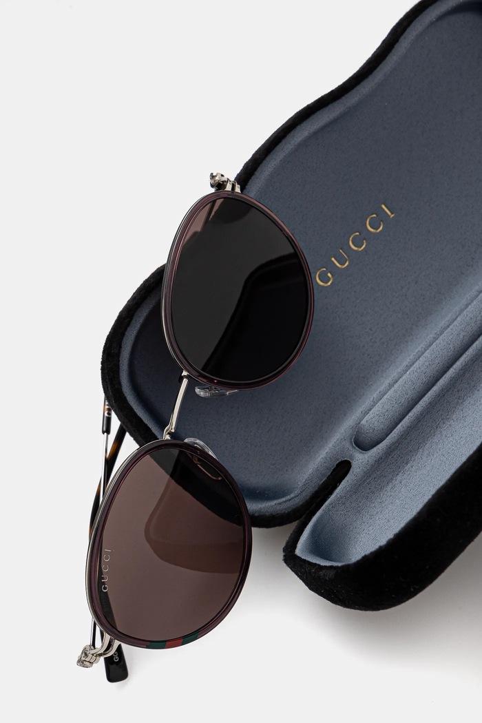 Sluneční brýle Gucci stříbrná GG1849S