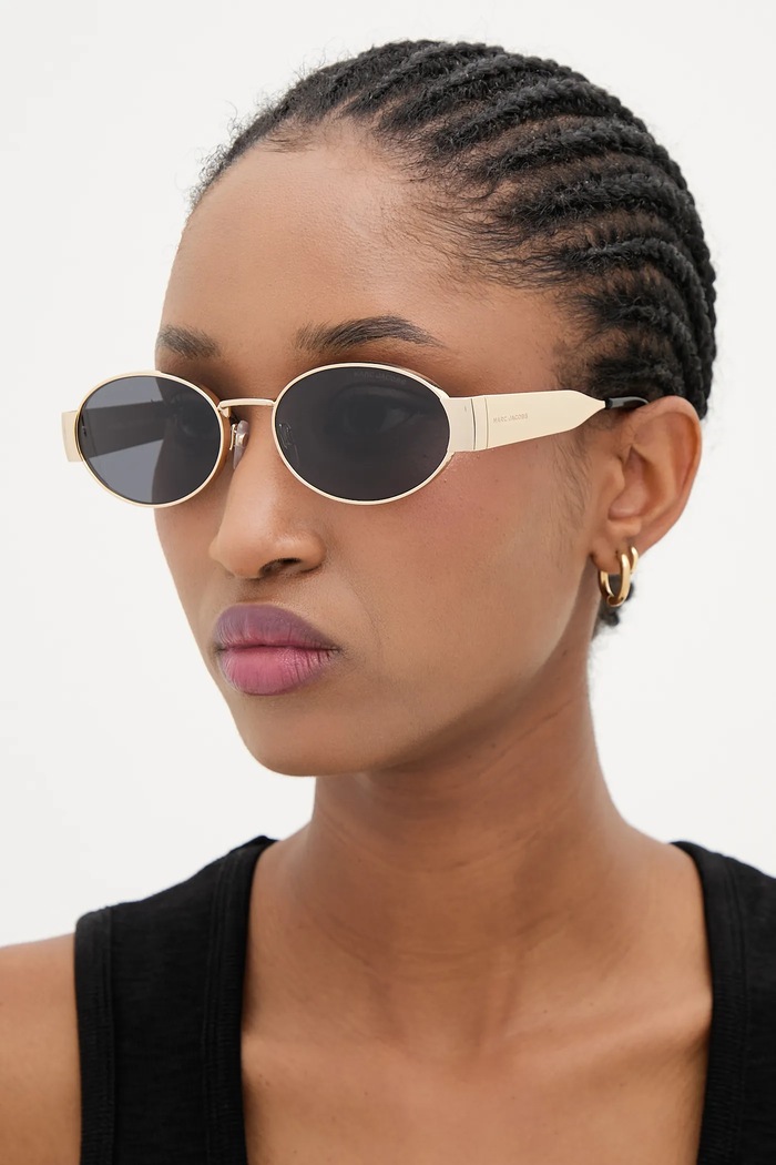 Marc Jacobs occhiali da sole rotonda oro MARC.806/S