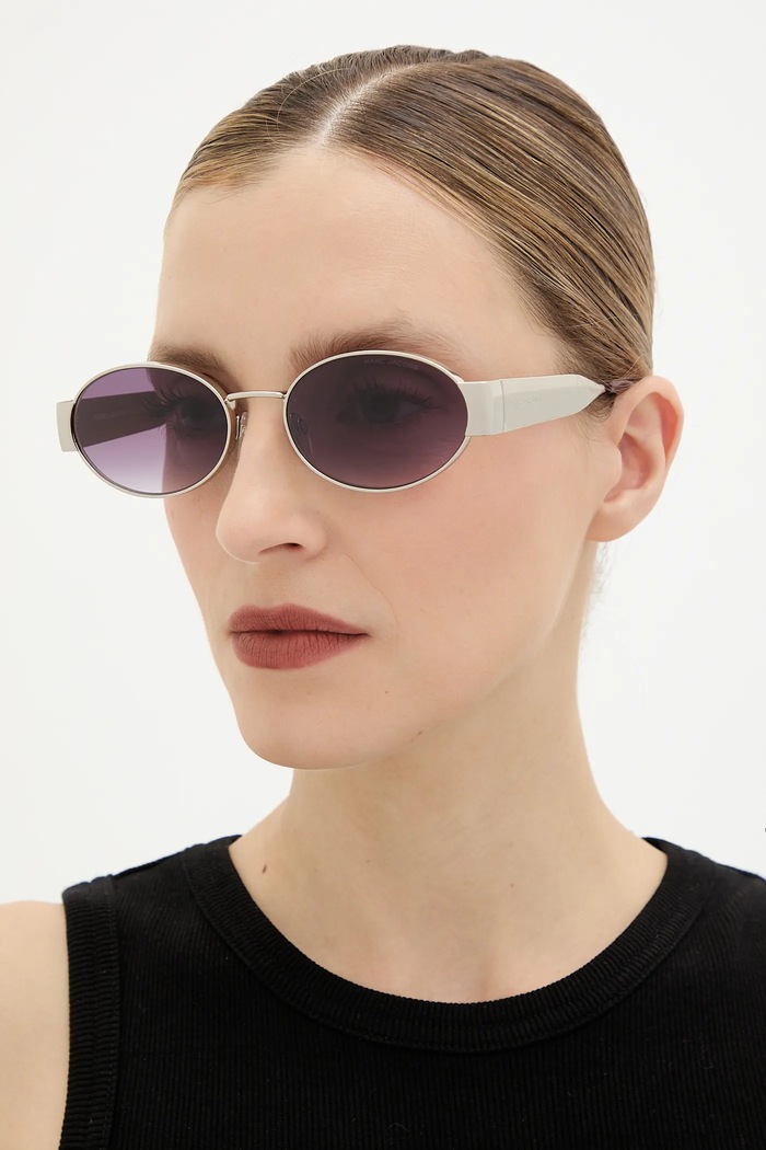 Okuliare Marc Jacobs hladký strieborná MARC.806/S