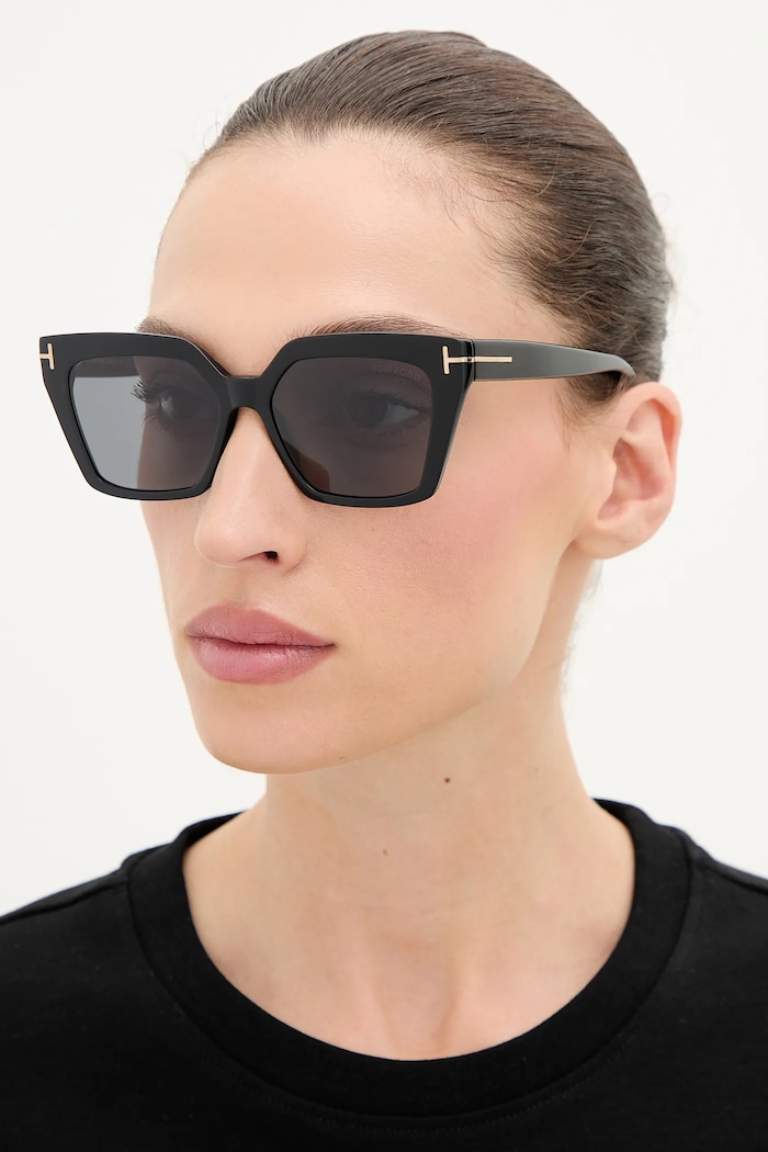 Tom Ford ochelari de soare Winona uniforme negru FT1030.5301D