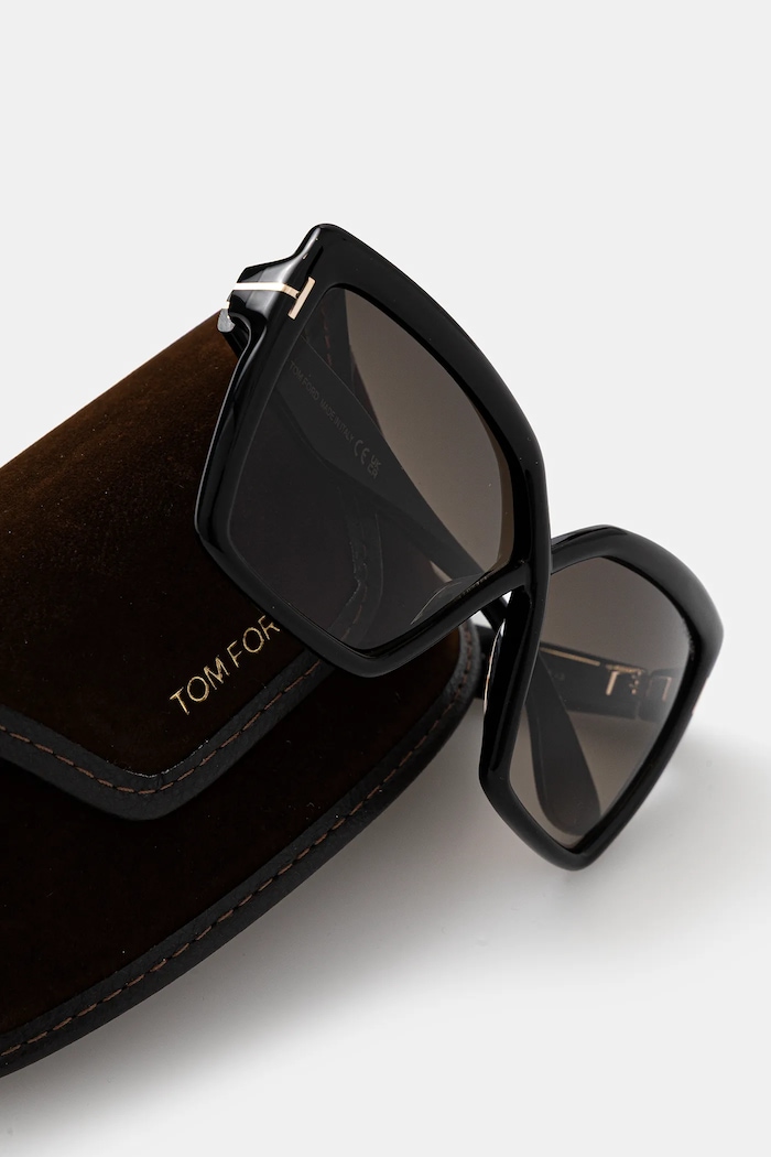 Tom Ford okulary przeciwsłoneczne Fiore czarny FT1195.6301B