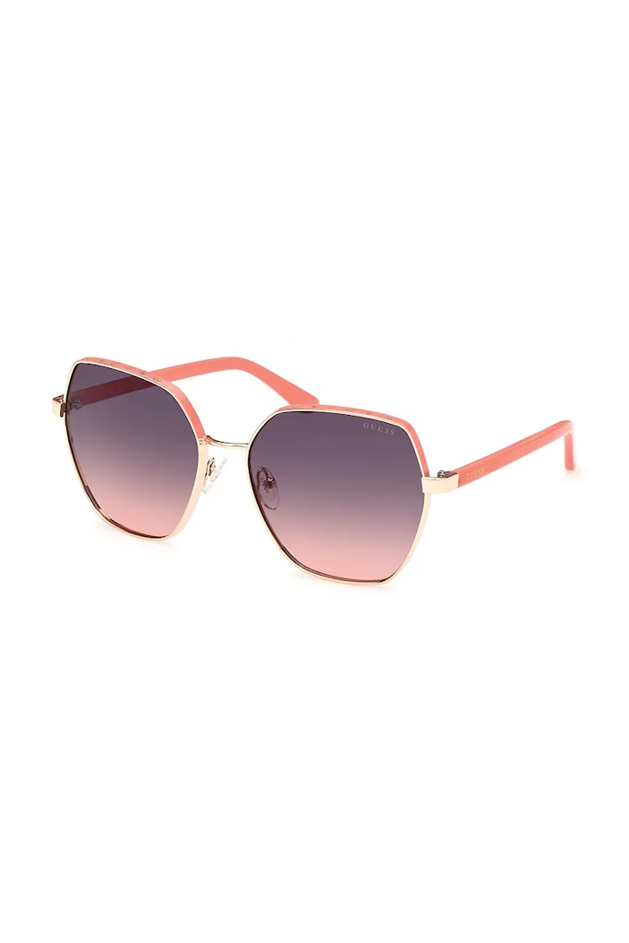 Guess okulary przeciwsłoneczne GU00108.6074B pomarańczowy AA00