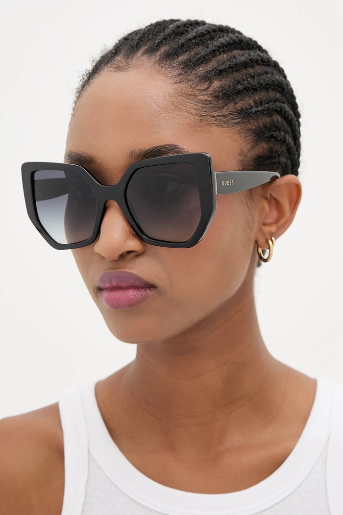 Guess ochelari de soare nu negru GU00154.5501B