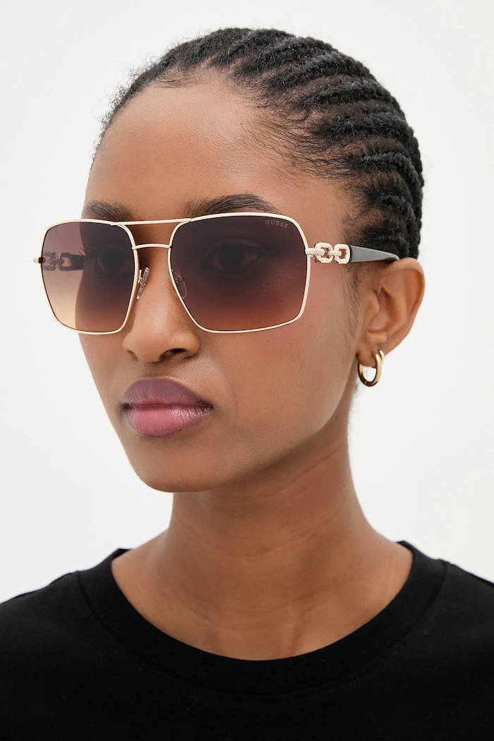 Sunčane naočale Guess sjenčano zlatna GU00159.6333F