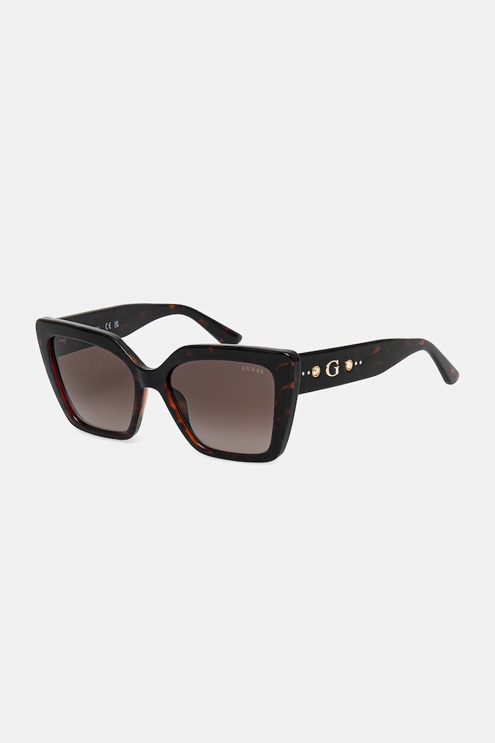 Guess okulary przeciwsłoneczne kocie oczy czarny GU00162.5552F