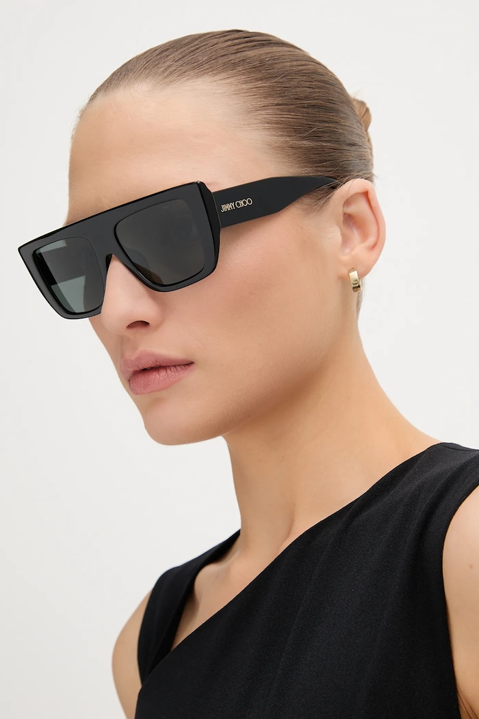 Jimmy Choo ochelari de soare uniforme negru 0JC5026U