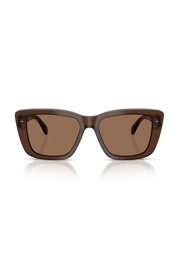 Emporio Armani okulary przeciwsłoneczne 0EA4246U brązowy AA00