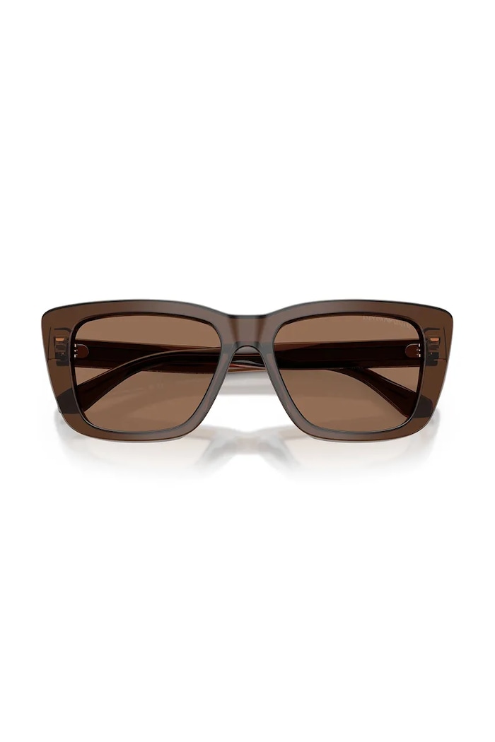 Emporio Armani okulary przeciwsłoneczne 0EA4246U brązowy