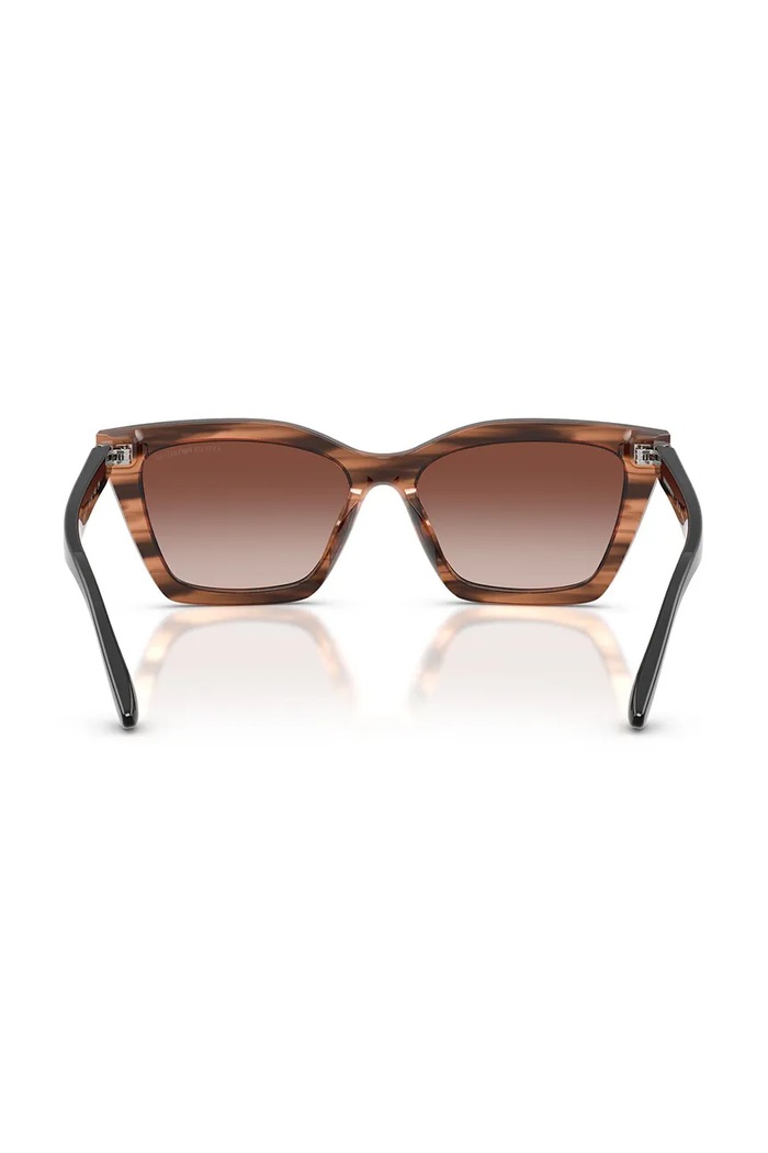 Emporio Armani okulary przeciwsłoneczne brązowy 0EA4250U