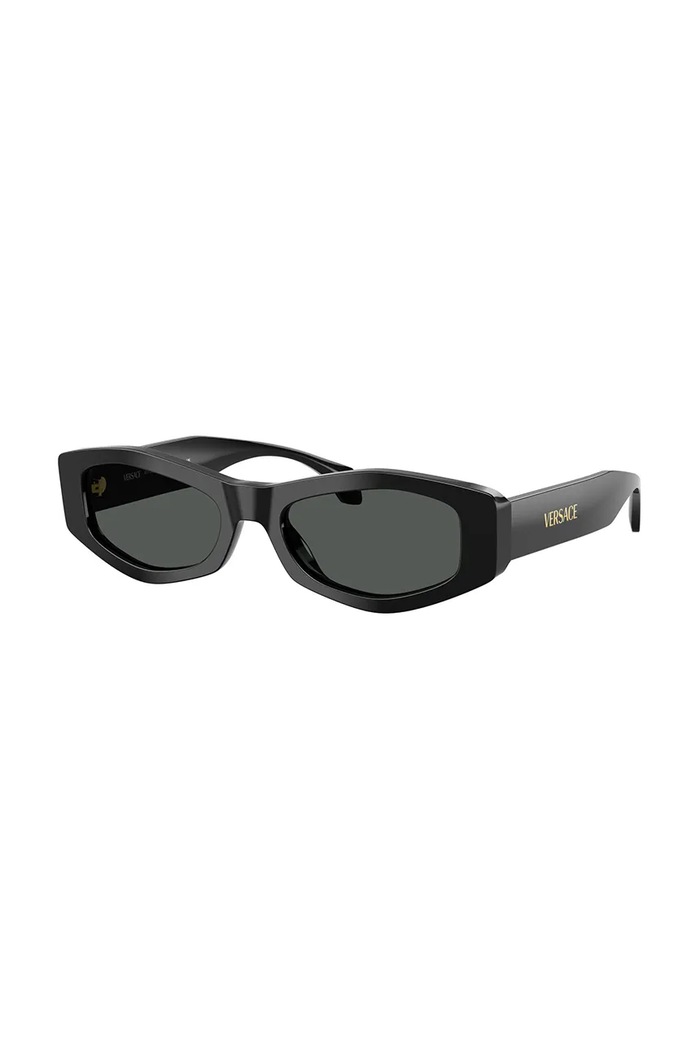 Versace okulary przeciwsłoneczne jednolita czarny 0VE4487