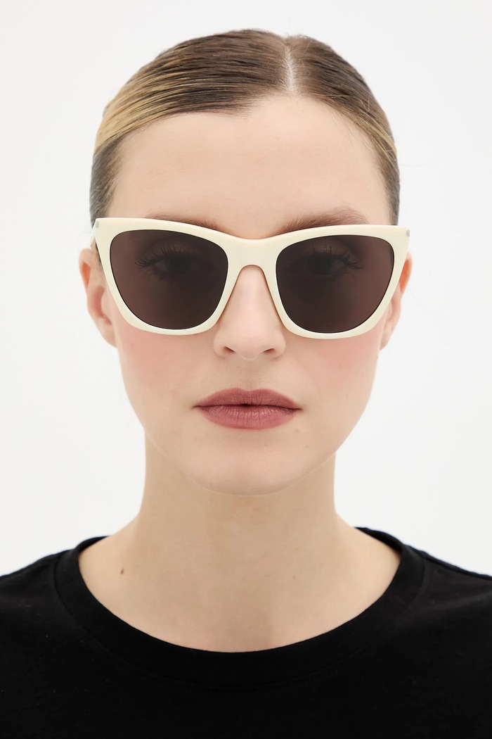 Γυαλιά ηλίου Saint Laurent SL.214.KATE.THIN μπεζ