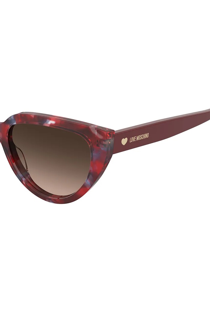 Love Moschino sončna očala ženska MOL095/S bordo