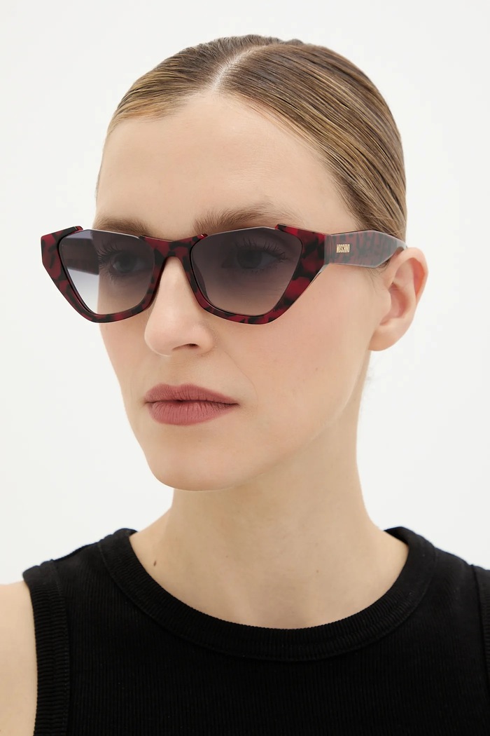 Slnečné okuliare Moschino vzorovaný burgundské MOS197/S