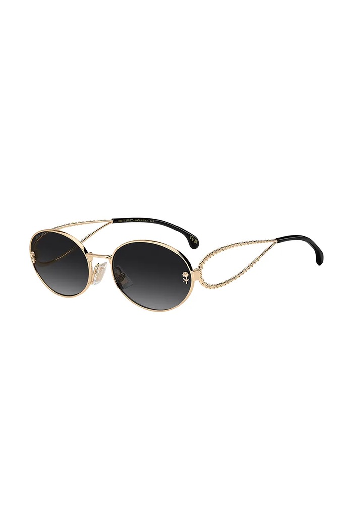 Etro okulary przeciwsłoneczne okrągłe złoty ETRO.0106/S