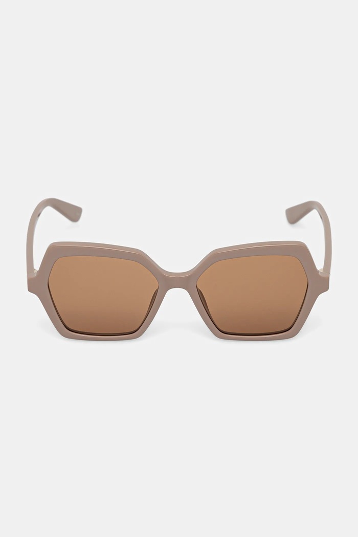 Akcesoria Alexander McQueen okulary przeciwsłoneczne AM0537S beżowy