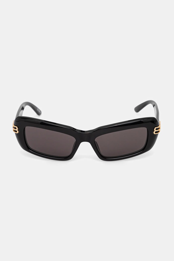Akcesoria Balenciaga okulary przeciwsłoneczne BB0432S czarny