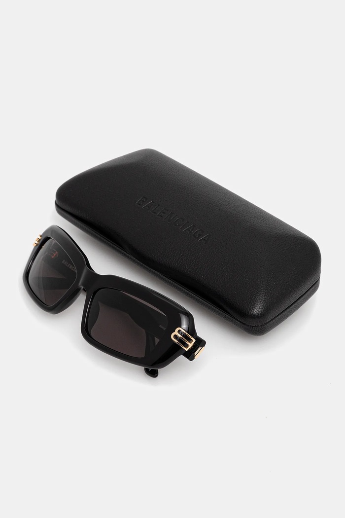 Balenciaga okulary przeciwsłoneczne BB0432S czarny