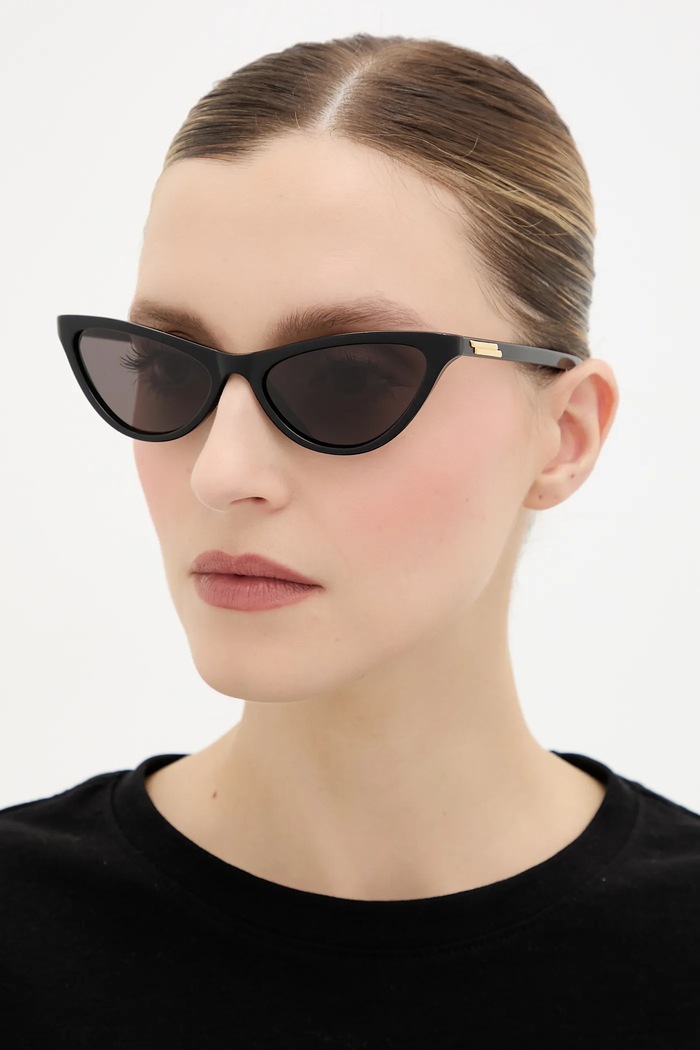 Bottega Veneta ochelari de soare uniforme negru BV1414S