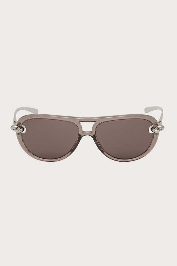 Bottega Veneta Okulary przeciwsłoneczne damskie BV1418S srebrny AA00