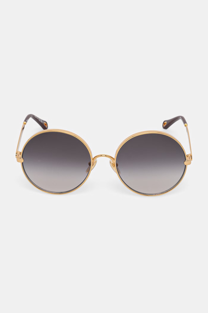 Akcesoria Chloe okulary przeciwsłoneczne okrągłe damskie CH0321S złoty