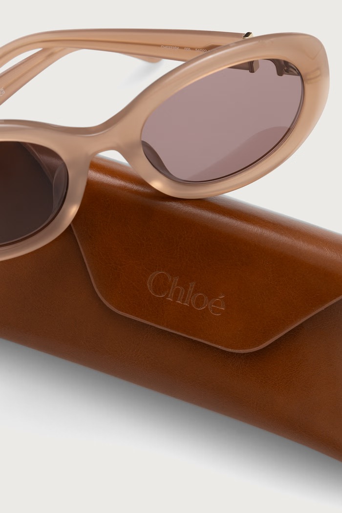 Akcesoria Chloe Okulary przeciwsłoneczne damskie CH0323SK pomarańczowy