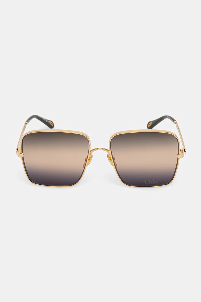 Chloe okulary przeciwsłoneczne kwadratowe damskie CH0324S złoty AA00