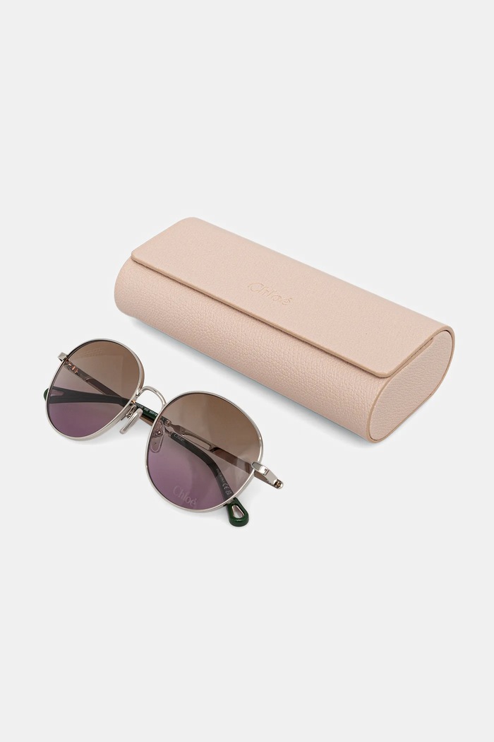 Slnečné okuliare Chloé CH0325S strieborná
