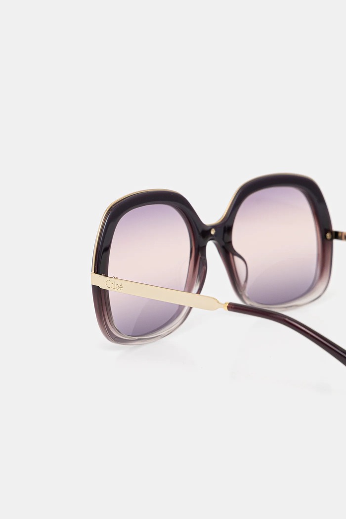 Slnečné okuliare Chloé burgundské CH0327S