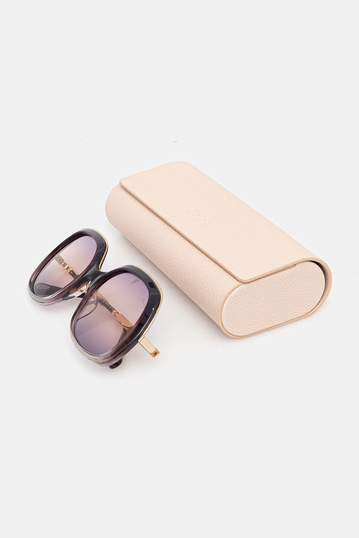 Slnečné okuliare Chloé CH0327S burgundské