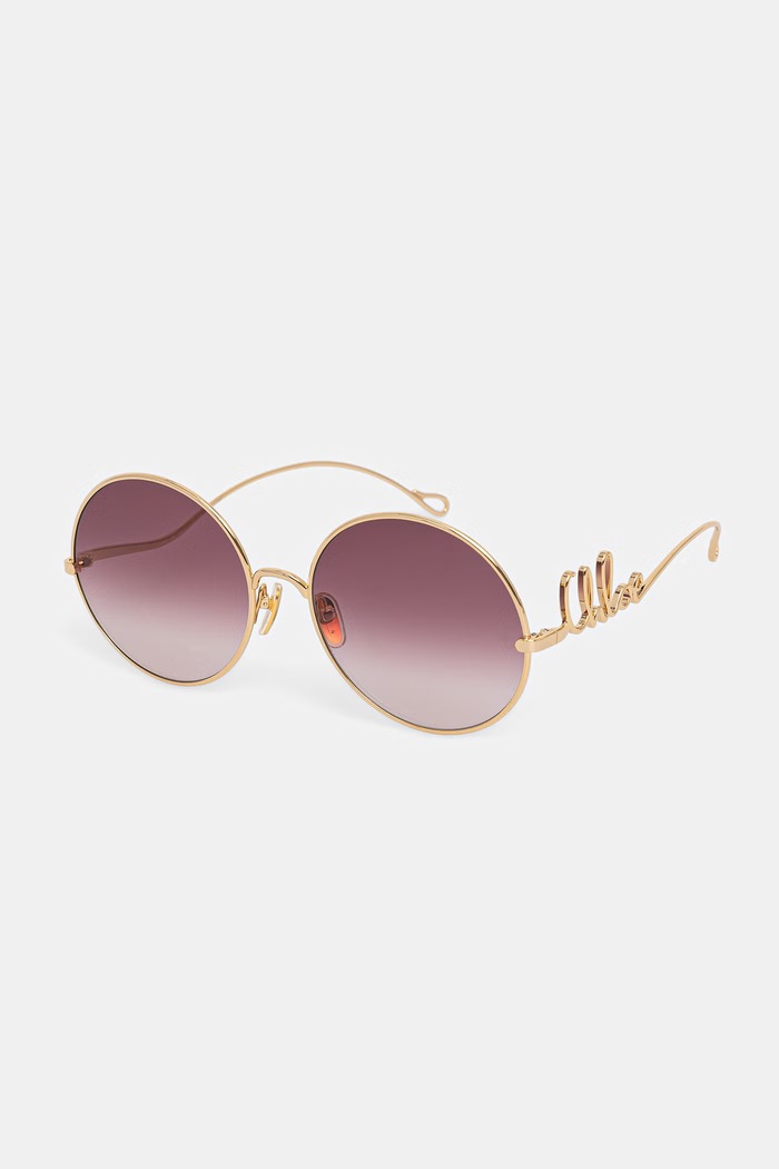 Chloe okulary przeciwsłoneczne okrągłe damskie CH0329S złoty AA00